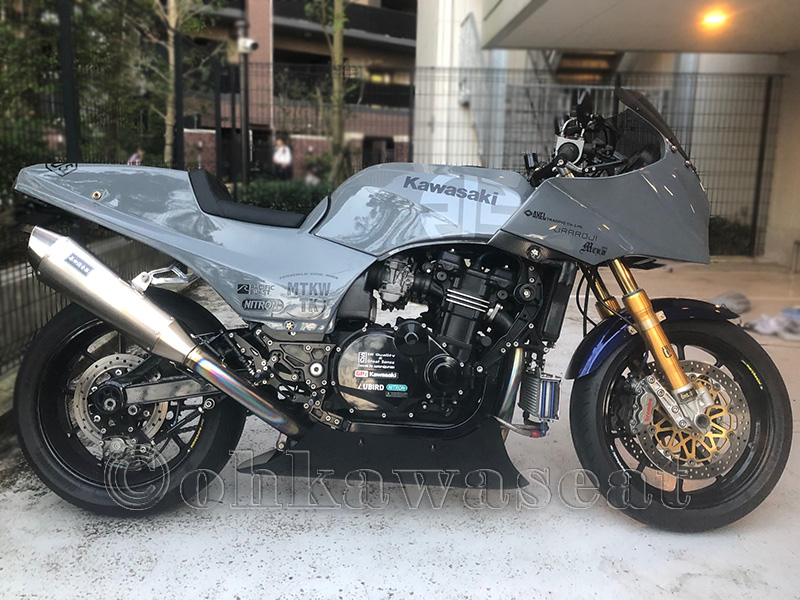バイクシート刺繍E-12/オリジナル刺繍　装着車輛GPZ900R画像-5
