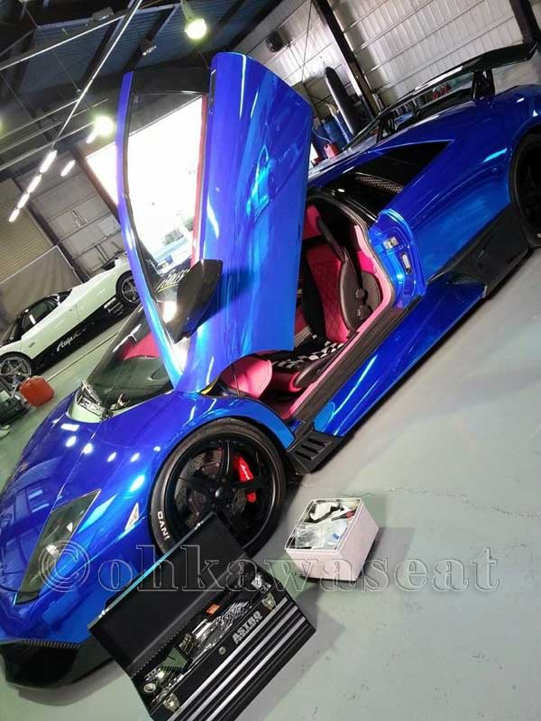 ランボルギーニ　ムルシエラゴ　シート＆内装一式張替え画像7