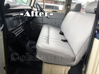 C-24昭和57年式 三菱JEEP-J37 天井・シート・フロアマット、内装張替え サムネール画像