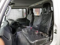 C-28ISUZUエルフ ダブルキャブ 透明シートカバー製作 サムネール画像