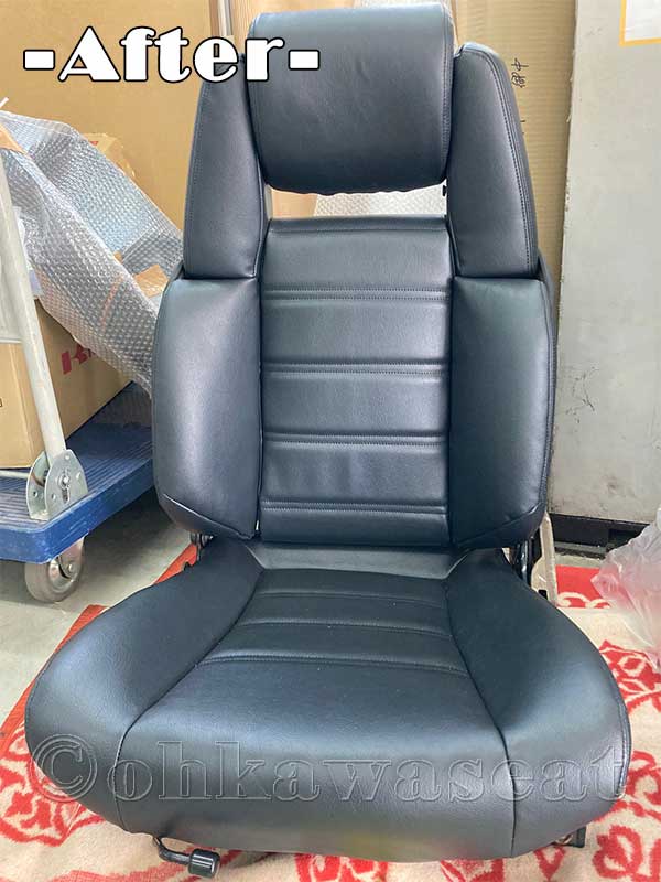 自動車シート張替えC-38/TOYOTA　カリーナ　シート張替え後-3