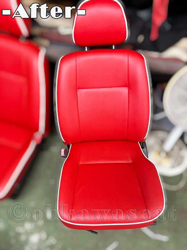 C-60 SUBARU プレオ RV1 フロントシート張替え後