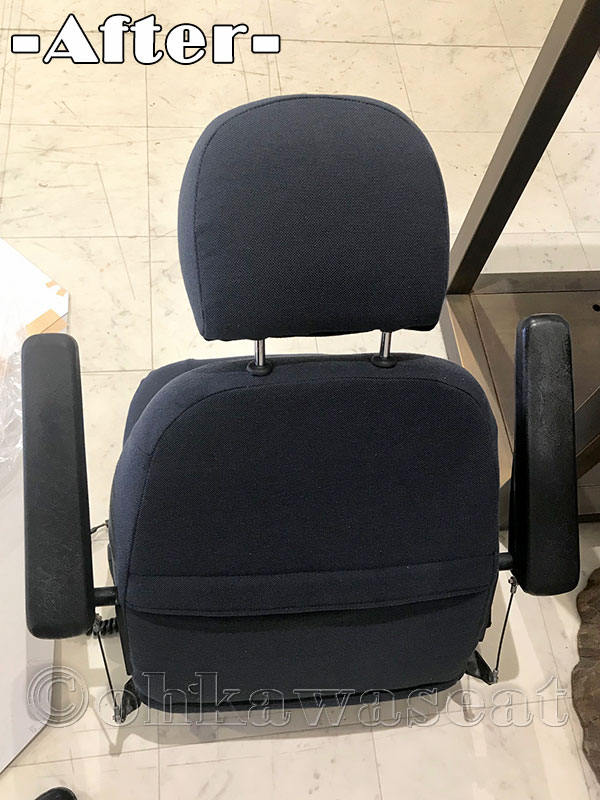 その他の製作 O-13/建設機械KOMATSU　PC138US8型　建設機械オペレーターシート張替え後-2