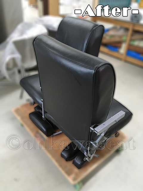 小型飛行機シート画像2　張替え後